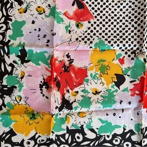 ✨5/$25 Vintage Avon Floral Square Scarf